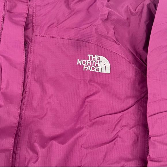 The North Face Jacket Women Small Purple Hyvent Hooded Windbreaker Parka Zip Up - Picture 13 of 14